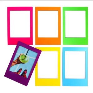 ❤️‍🔥BOGO FREE Rainbow Polaroid Instax Photo Film Picture Frame Magnet Set y2k